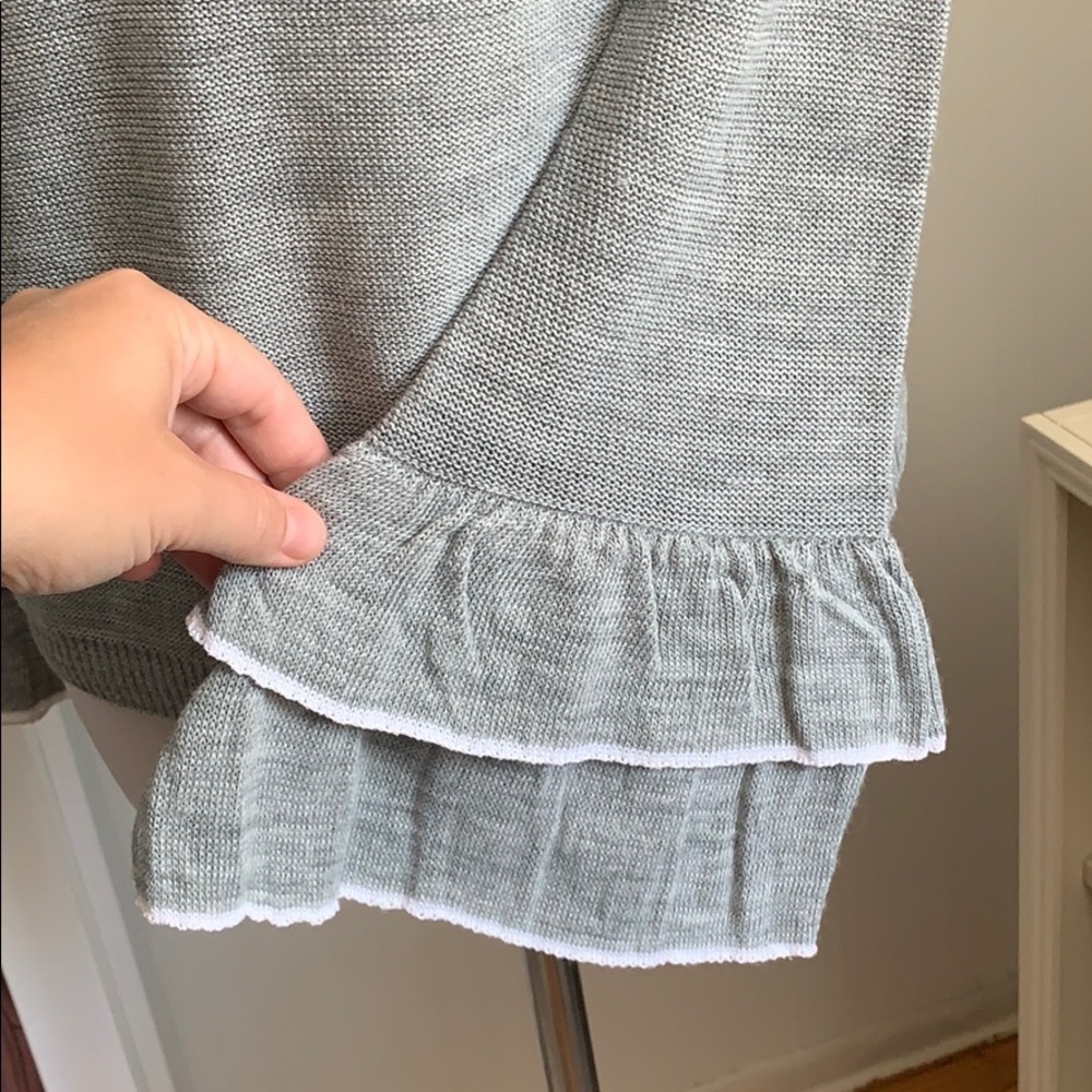 Ruffle Cuff Lightweight Sweater Y2K - Picture 3 of 10